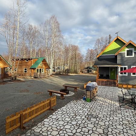 Talkeetna Log Cabin With Hot Tub Unit 1 المظهر الخارجي الصورة