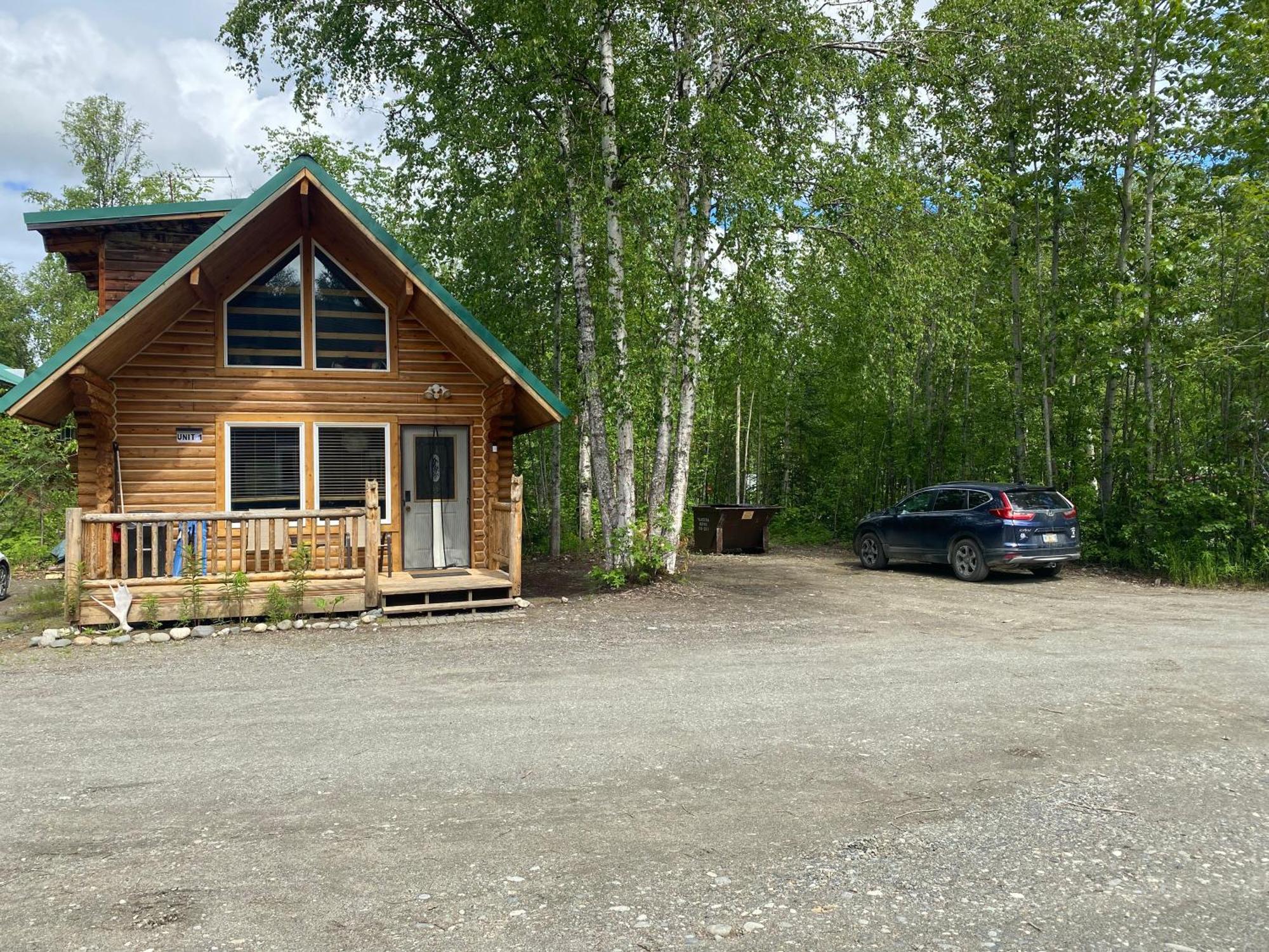 Talkeetna Log Cabin With Hot Tub Unit 1 المظهر الخارجي الصورة