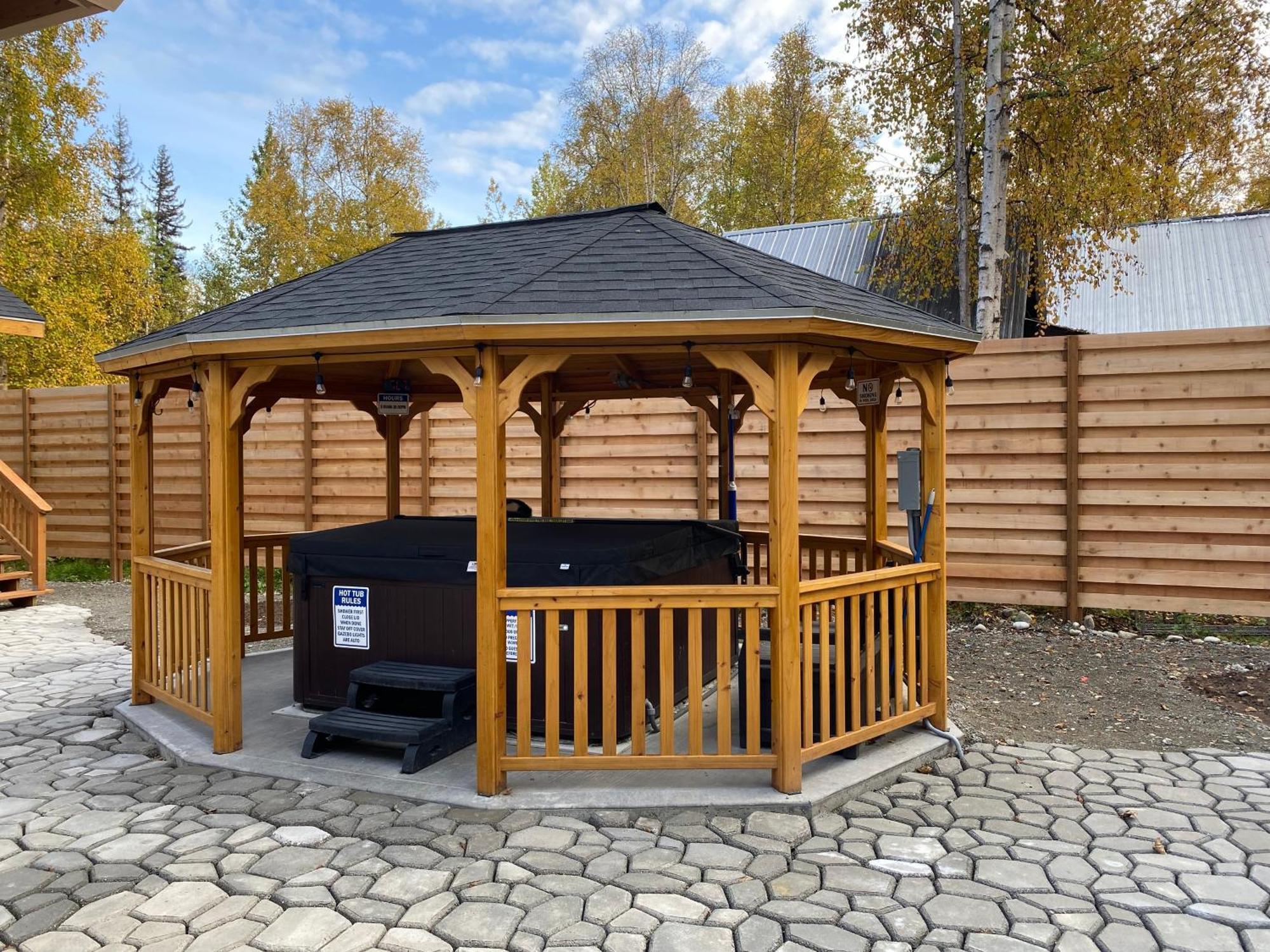 Talkeetna Log Cabin With Hot Tub Unit 1 المظهر الخارجي الصورة