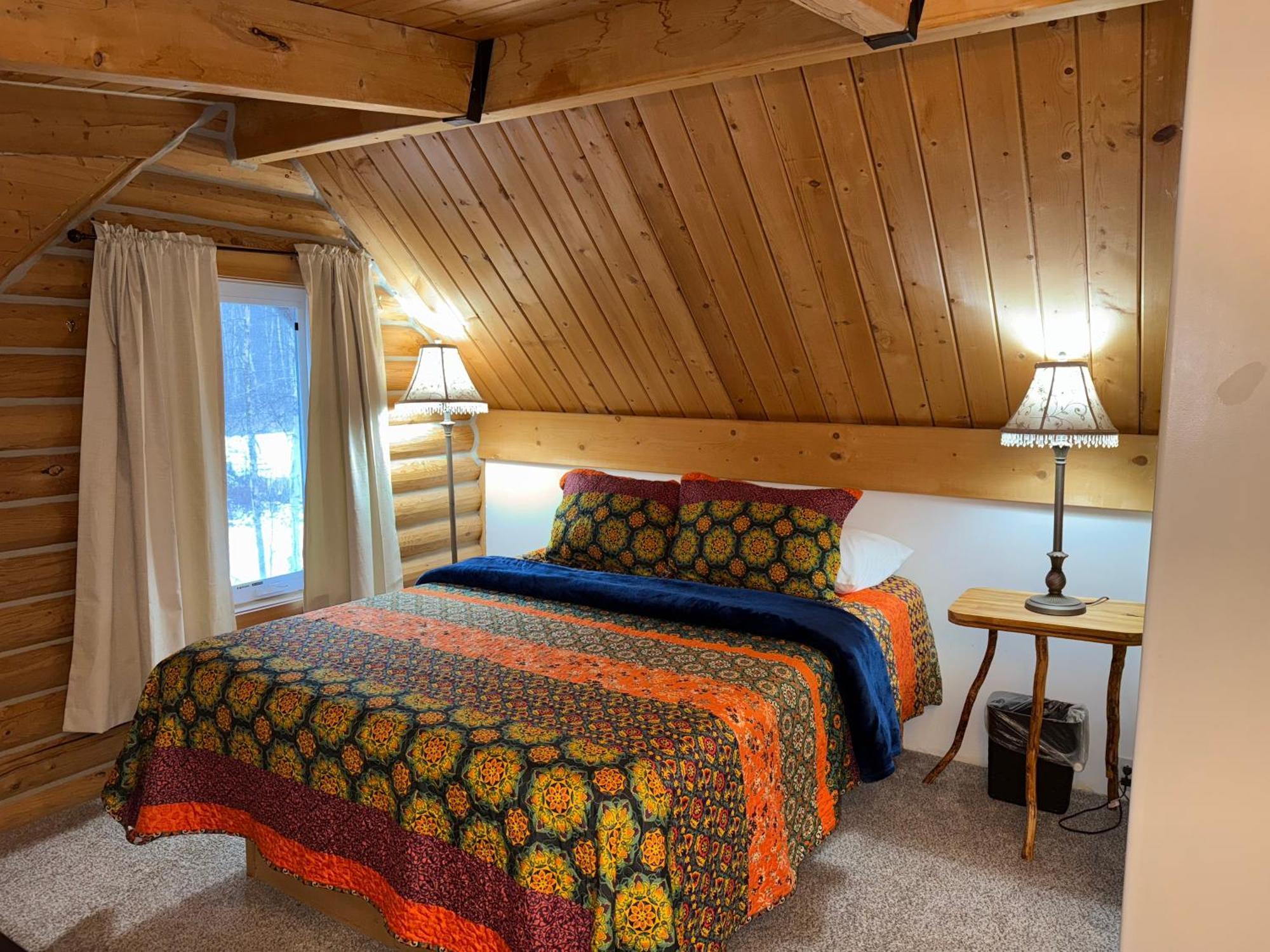 Talkeetna Log Cabin With Hot Tub Unit 1 المظهر الخارجي الصورة