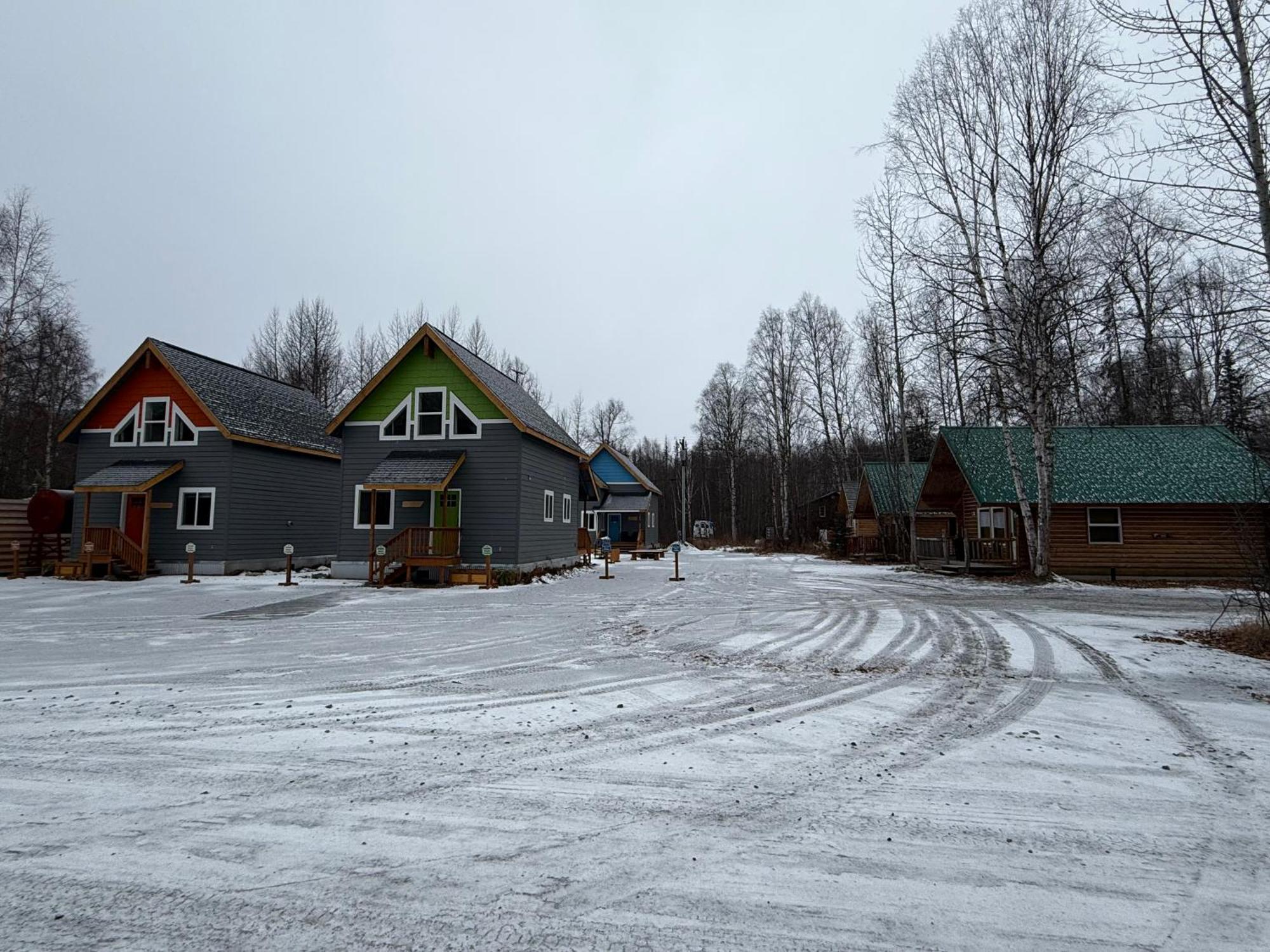 Talkeetna Log Cabin With Hot Tub Unit 1 المظهر الخارجي الصورة