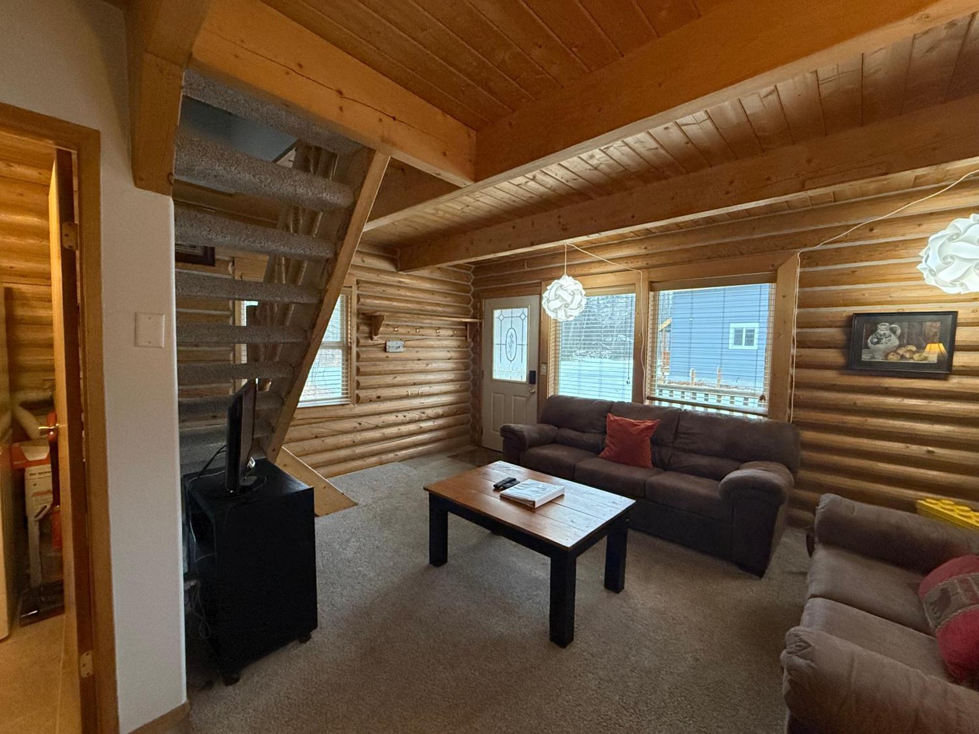 Talkeetna Log Cabin With Hot Tub Unit 1 المظهر الخارجي الصورة